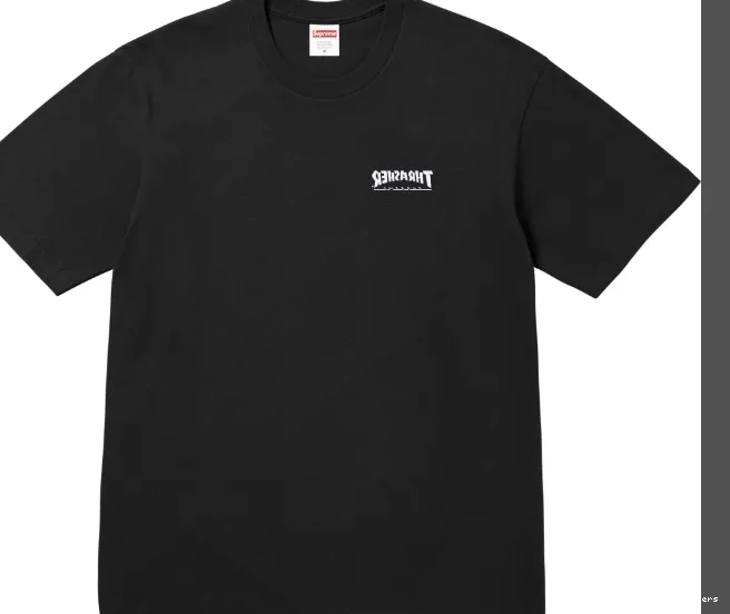 English Black White XL S L and M Cross T-shirt 0520